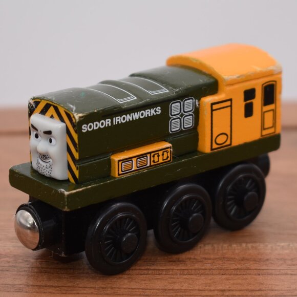 Iron Bert Sodor Ironworks Thomas & Friends Wooden Railway Train Tank Engine 2003 - Picture 1 of 8